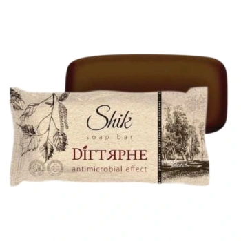 Mydło w kostce dziegciowe, naturalne z dziegciem brzozowym, Shik 140g