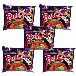 Buldak zupka ramen kurczak habanero lime bardzo ostra Samyang x5
