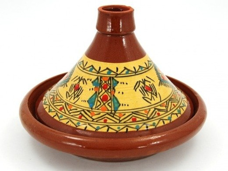 TAGINE DO GOTOWANIA MAROKAŃSKI (MAROKO, TAJINE, TADŻIN, ŚR. 26 CM)