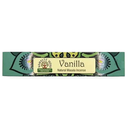Kadzidełka naturalne Namaste India Wanilia trociczki