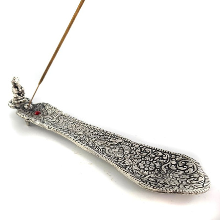 Podstawka na kadzidełka,metalowa Ganesha (trociczki, stojak, narta)
