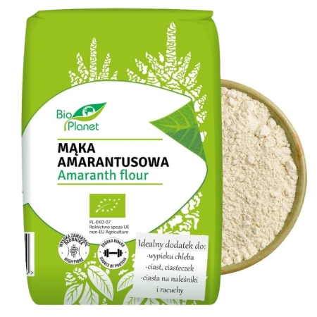 Mąka z amarantusa, amarantusowa mąka bio, 400g Bio Planet.