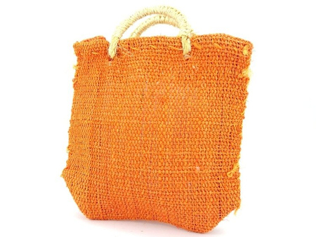 TORBA SIZALOWA POMARAŃCZOWA (TOREBKA, PLECIONA, MEKSYK)