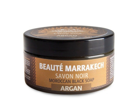 CZARNE MYDŁO MAROKAŃSKIE Z OLEJEM ARGANOWYM NATURALNE (BEAUTE MARRAKECH SAVON NOIR ARGAN 100G)