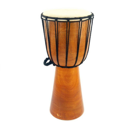 Bęben Indonezyjski djembe brązowy czysty drewniany 40 cm