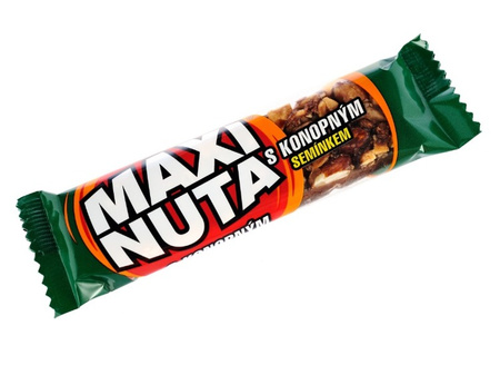 BATON MAXI NUTA Z NASIONAMI KONOPII (35G)