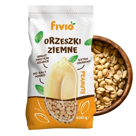Orzeszki ziemne orzechy arachidowe niesolone Vivio 500g