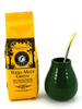 YERBA MATE ZESTAW MATERO CERAMICZNE + BOMBILLA + YERBA MATE GREEN FUERTE 200G