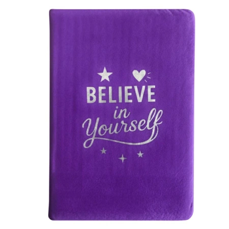 Notes w linie, fioletowy notatnik, pamiętnik  motywacyjny, A5  80 stron 