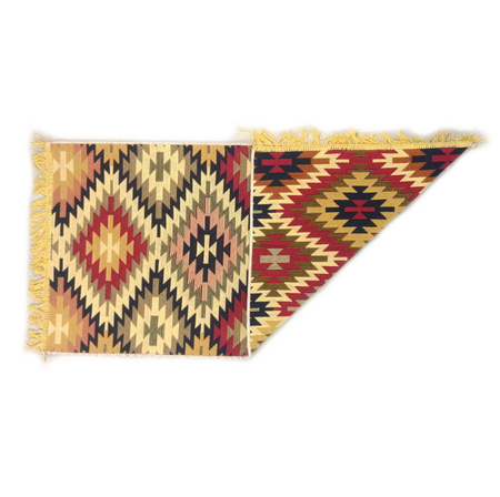 Dywan chodnik Kilim Turecki, zygzaki kolor 60x120cm