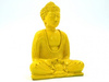 FIGURKA BUDDA (WYS. 16CM, BUDDHA, ŻÓŁTY)