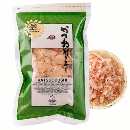 Płatki z tuńczyka bonito flakes katsuobushi  do dashi WADAKYU 40g