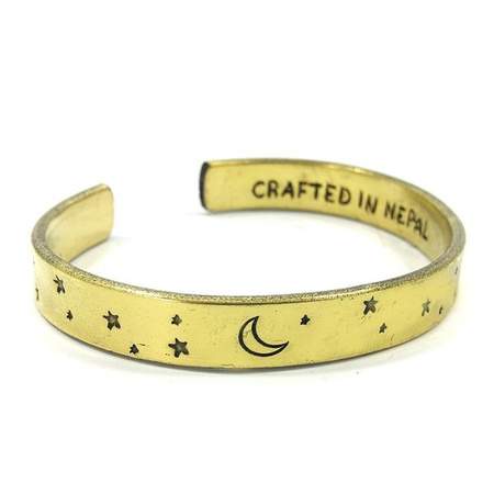 Inspirująca bransoletka z mosiądzu reach stars