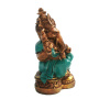 Figurka Ganesha złoto-turkusowa (Ganesh, dekoracja) 17 cm 