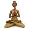 FIGURKA JOGINKA KWIAT LOTOSU ZŁOTA (23CM INDIE)