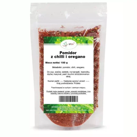 Mieszanka przypraw pomidor z chilli i oregano 100g Vivio