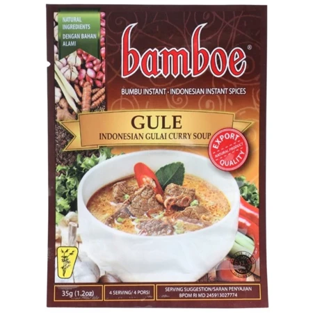 Bamboe Bumbu Gule mix przypraw, zupa curry, 35g Indonezja