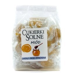 CUKIERKI SOLNE MIODOWE 100G ZDROWE GARDŁO 