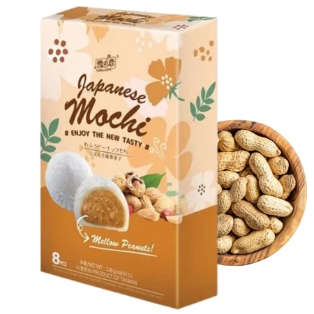 Ciasteczka ryżowe Mochi orzechowe, ciastka Yuki&Love 128g