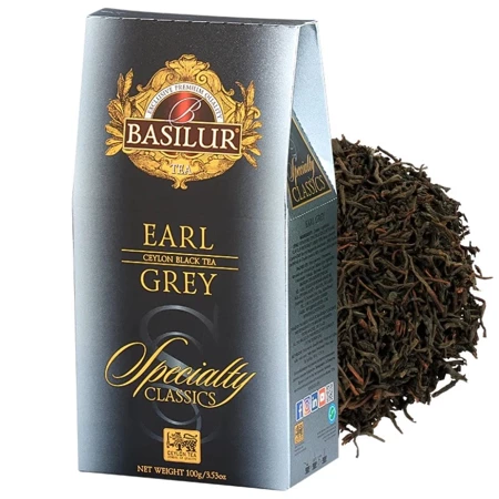 Czarna herbata liściasta  Earl Grey, Basilur 100g