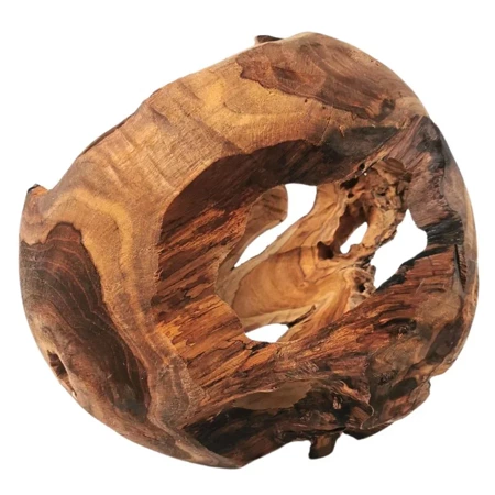 Donica, dekoracja drewniana, drewno teak, tekowe 30 cm, Indonezja