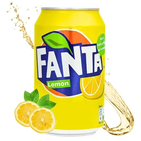 Fanta Lemon cytrynowa, napój gazowany 330ml