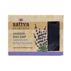 Glicerynowe mydło lawendowe Sattva Ayurveda, 125 g 
