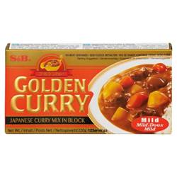 Golden Curry Mild S&B japońskie curry łagodne, przyprawa 12 szt. 220g