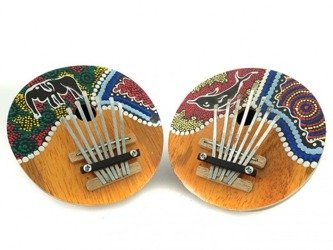 Kalimba etniczny instrument (karimba, drewniany, kokos)