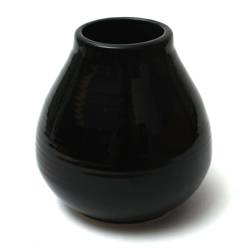 Matero ceramiczne Pera, czarne (Yerba mate) 300 ml 