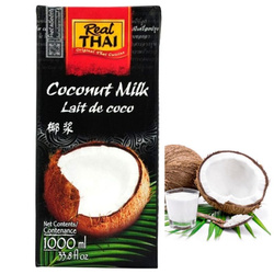 Mleko kokosowe w kartonie naturalne 85% Real Thai 1L