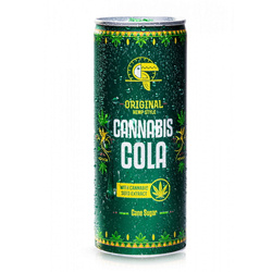 Napój Cannabis Cola, Vitamizu (w puszcze, kola,  konopie siewne) 250 ml