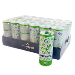 Napój Vegan Cola, Vitamizu (w puszce, bez cukru) 24x250 ml 