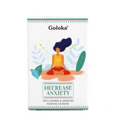Naturalny olejek eteryczny Goloka Decrease Anxiety, zmniejsza niepokój