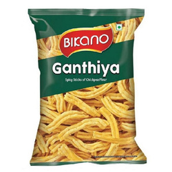 Przekąska indyjska Ganthiya z mąki z ciecierzycy, Bikano 200g