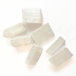Selenit kamień naturalny (minerał, surowy, 4-5 cm)