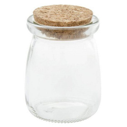 Słoik szklany z korkiem (słoiczek, przyprawy, pojemnik 100 ml)