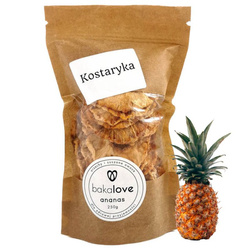 Suszony ananas bez cukru bakalie Kostaryka 250g