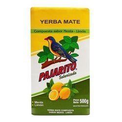 YERBA MATE PAJARITO MENTA LIMON (500G, BIO, MIĘTOWO-CYTRYNOWA)