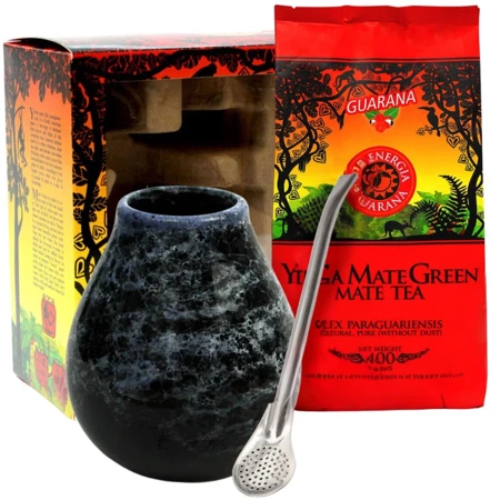 Zestaw do Yerba Mate Green Guarana 400g + matero i bombilla