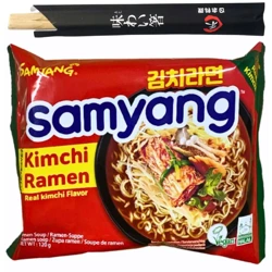 Zupa Ramen Kimchi makaron instant Samyang 120g pałeczki GRATIS