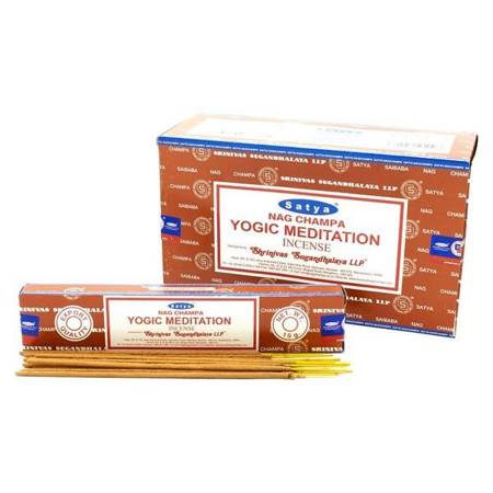  Kadzidełka Satya Yogic Meditation (15g, joga, medytacja, trociczki, klimat, zapach)