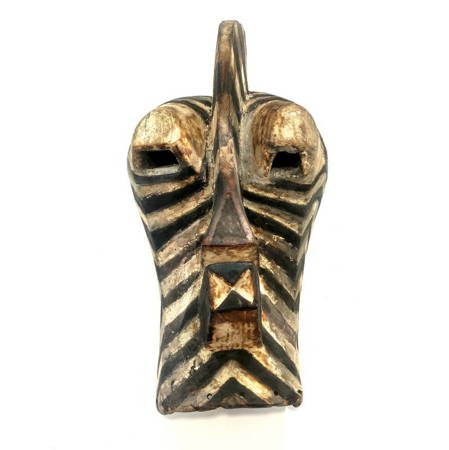 Afrykańska maska plemienia Songye (sztuka Afryki, Kongo) 