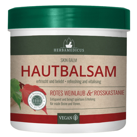 Balsam z liści czerwonych winogron i kasztanowca, Hautbalsam chłodzący (Herbamed, 250ml)