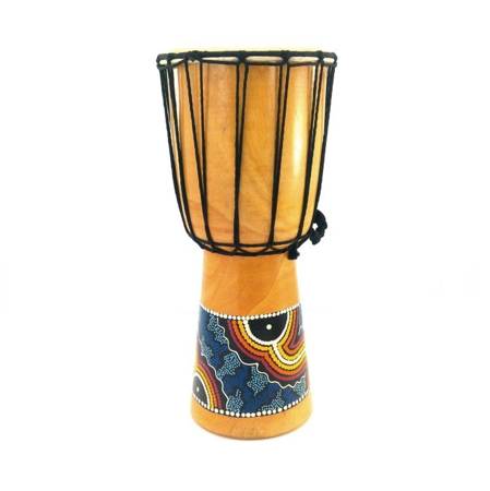 Bęben indonezyjski malowany (Indonezja, instrument, dekoracja, djembe)