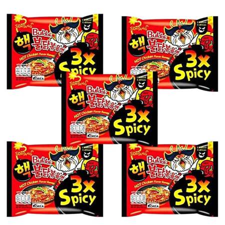 Buldak 3xspicy makaron ramen bardzo ostry kurczak Samyang x5