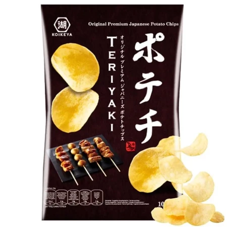 Chipsy ziemniaczane o smaku teriyaki KOIKEYA 100g 