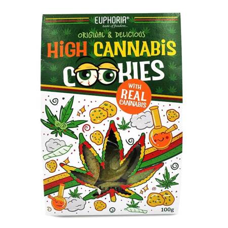 Ciasteczka konopne High Cannabis Euphoria, 100g