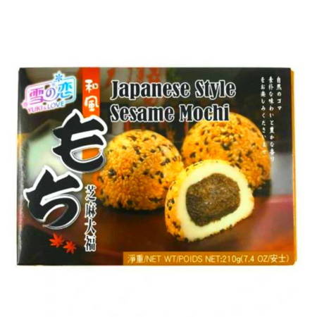 Ciastka Ciasteczka Ryżowe Mochi sezamowe 210g YUKI & LOVE