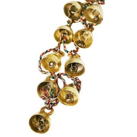 Dzwoneczki orientalne, ozdobne na sznurku (dzwonki) 
